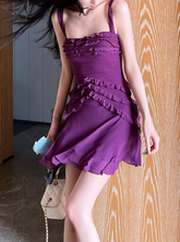 Cascading Mini Dress